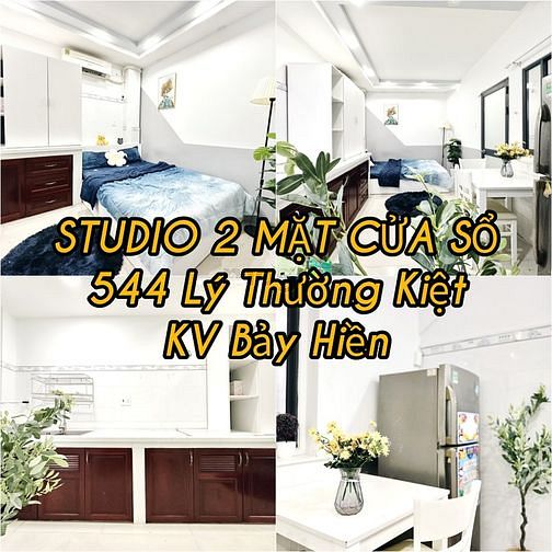 Hình ảnh CHDV Studio 2 mặt cửa sổ - Lý Thường Kiệt - KV Bảy Hiền - Tân Bình