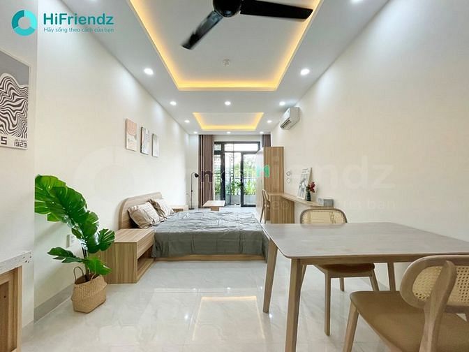 Hình ảnh Studio bancol luxury ngay cầu Thị Nghè giáp Q1 - nội thất như hình