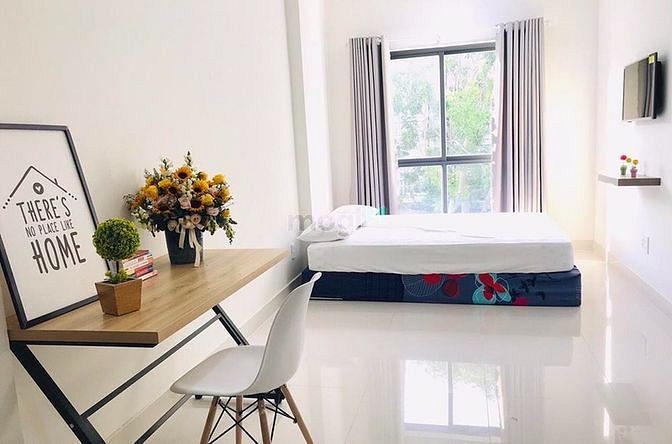 Hình ảnh CHo thuê phòng studio cửa sổ mặt tiền, đủ nội thất ở gần Lotte Q7
