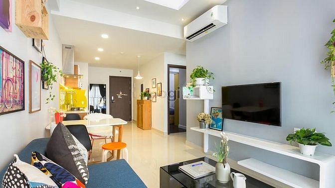 Hình ảnh Căn Hộ 2PN2WC Full Nội Thất Phòng Rộng Có Ban Công Gần Sân Bay