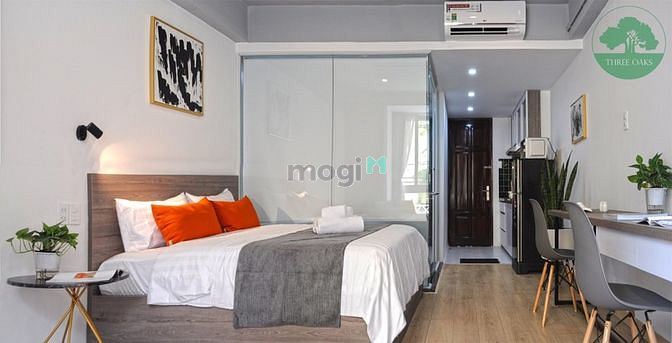 Hình ảnh Cho thuê Studio ban công thoáng mát full nội thất ở CMT8 QTB