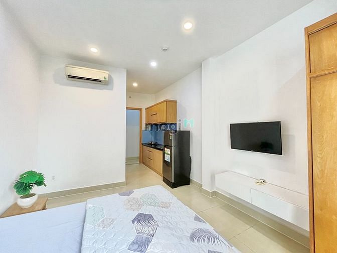 Hình ảnh 🌽💥Studio Ban công Nhà mới - Full nội thất 100%👉Nguyễn Hữu Cảnh