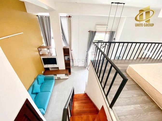 Hình ảnh 🛑CHDV DUPLEX gác cao 2M, có bancon mặt tiền, full nội thất 🛑