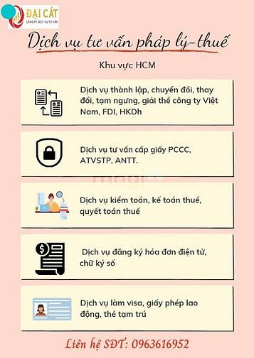 Hình ảnh Cho thuê địa chỉ kinh doanh, VPA khu vực HCM