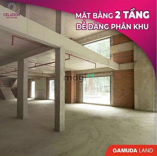 Hình ảnh Shophouse Celadon Tân Phú 200-700m2,mặt tiền 62m,sẵn HĐ thuê 5-7%/năm