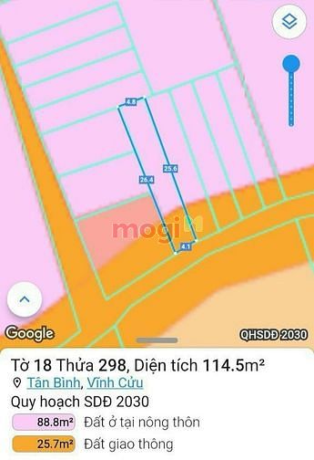 Hình ảnh Bán gấp đất thổ cư sổ riêng sẵn, view kênh sông Tân Triều mát mẻ