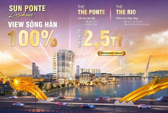 Hình ảnh Bảng hàng chung cư Đà Nẵng Sun Ponte cạnh cầu Rồng chỉ 1.7 tỷ/căn, Sun