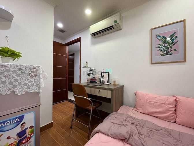 Hình ảnh Căn Hộ Dịch Vụ Studio Full Nội Thất Có Thang Máy Gần CV Hoàng Văn Thụ