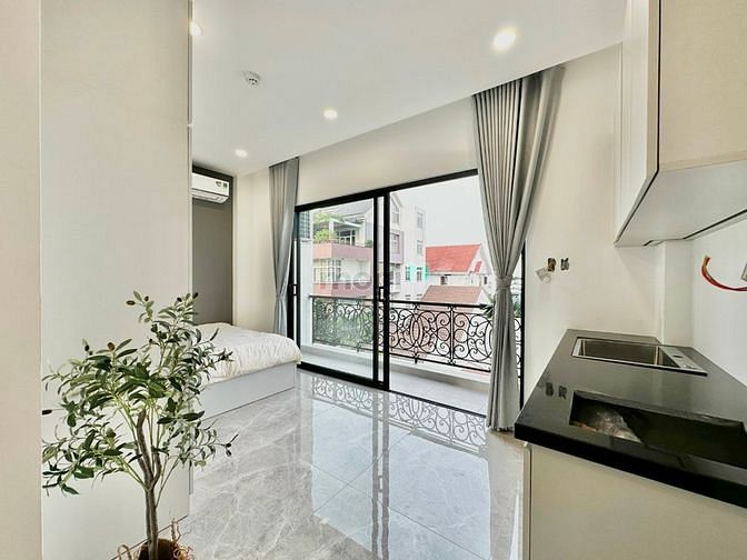 Hình ảnh Cho Thuê Căn Hộ Ban Công Đầy Đủ Nội Thất Đẹp ngay TT Bình Thạnh