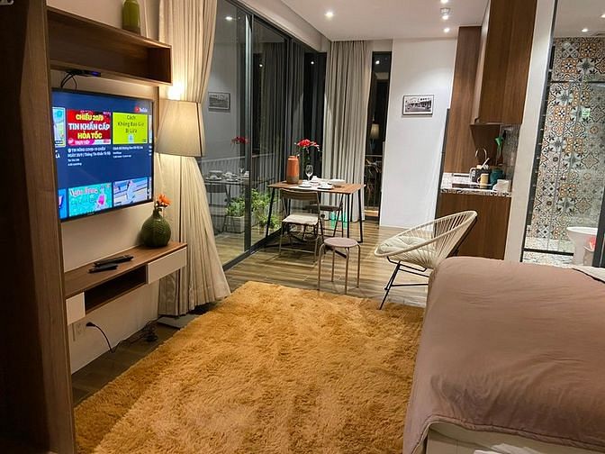 Hình ảnh Siêu Phẩm STUDIO Ban Công Full NT Xịn Sò - Chỉ Tính Điện -Cho Nuôi Cún