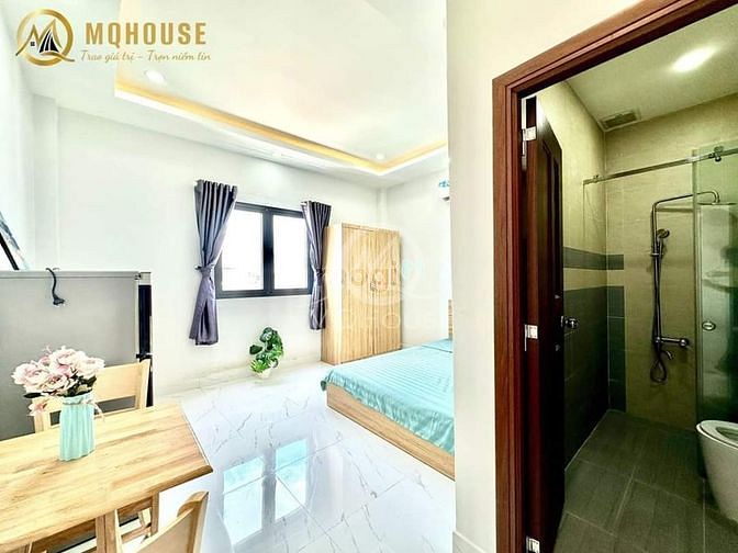Hình ảnh Studio cửa sổ full nội thất gần đầm sen