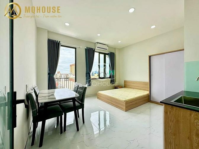 Hình ảnh Phòng mới xây siêu rộng có bancol- Full nội thất gần Ngã tư 4 xã