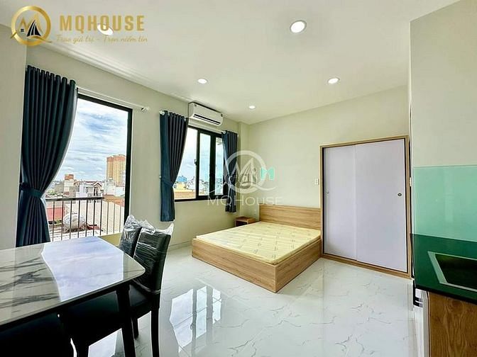 Hình ảnh Phòng mới xây siêu rộng có bancol- Full nội thất gần Ngã tư 4 xã