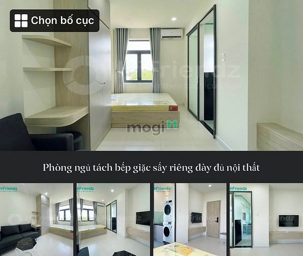 Hình ảnh 🌷 Dự Án mới xây 1PN tách bếp có cửa sổ rộng thoáng