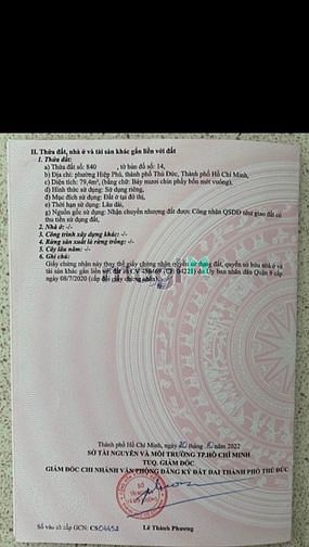 Hình ảnh Bán đất thổ cư hẻm 1 xẹt đường tân hoà 2 .P hiệp phú.TP thủ đức