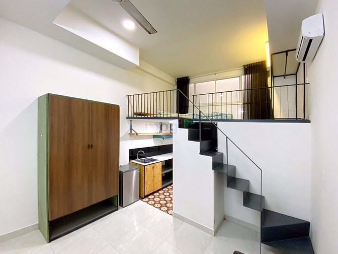 Hình ảnh Cho thuê DUPLEX 40m2, Đường NƠ TRANG LONG, Thoáng ,FULL nội thất