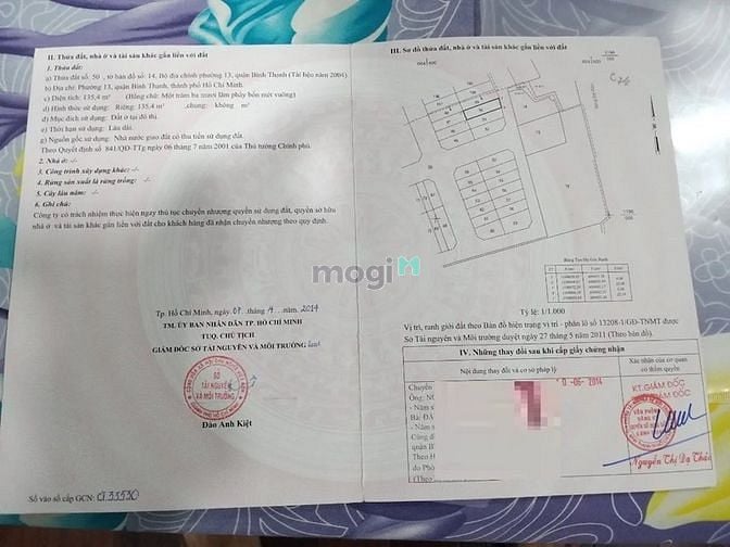 Hình ảnh BÁN ĐẤT 144/47 BÌNH LỢI, DT 6x23m (135m2) Giá 10.5 tỷ Thương lượng