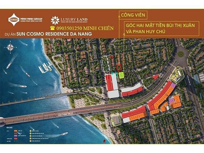 Hình ảnh 1 Lô Duy Nhất- Lô góc 2 MT Bùi Thị Xuân và Phan Huy Chú.