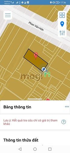 Hình ảnh Giảm giá đất phan văn hớn tân thới nhất q12 - 1000m2 chỉ 53 tỷ