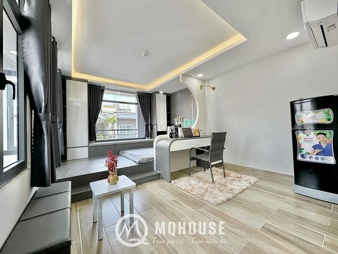 Hình ảnh Studio mới xây Máy giặt riêng - ngay Lotte gần sân bay , thang máy new