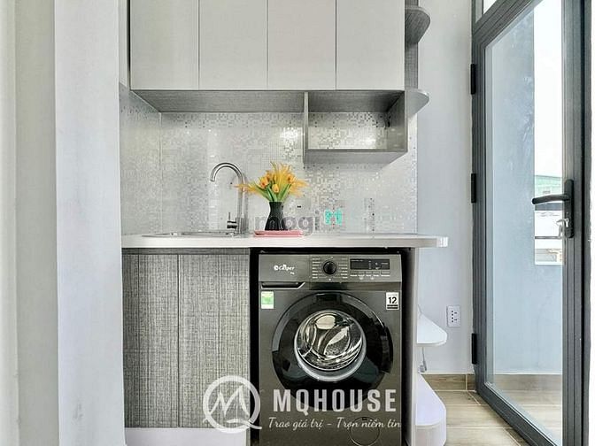 Hình ảnh Studio mới xây Máy giặt riêng - ngay Lotte gần sân bay , thang máy new