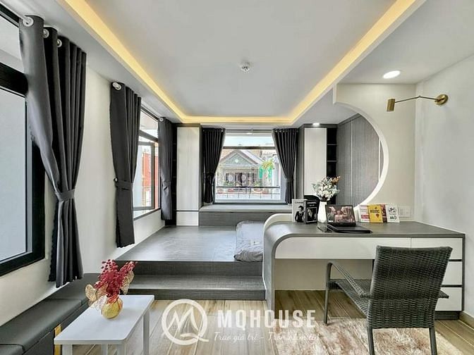 Hình ảnh Studio mới xây Máy giặt riêng - ngay Lotte gần sân bay , thang máy new