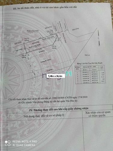 Hình ảnh Đất 2 Mặt Tiền đường rộng 20m Kdc Navita đường số 12 Tam Bình, Sổ 185m