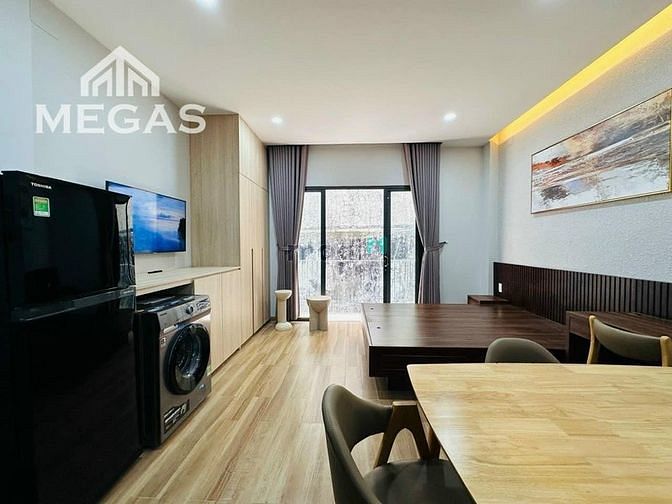 Hình ảnh Cho Thuê Căn Hộ Dịch Vụ Cao Cấp Full Thất BanCol Ngay Thạch Lam