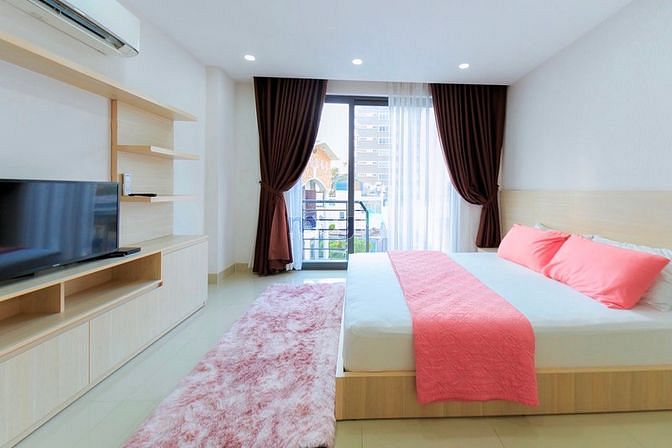 Hình ảnh chothuê STUDIO full NT ngay vòng xoay Dân Chủ CMT8 Cao Thắng đường 3/2