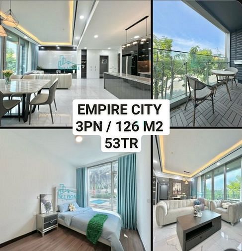 Hình ảnh [Empire City] 3PN 126m2 - 53tr