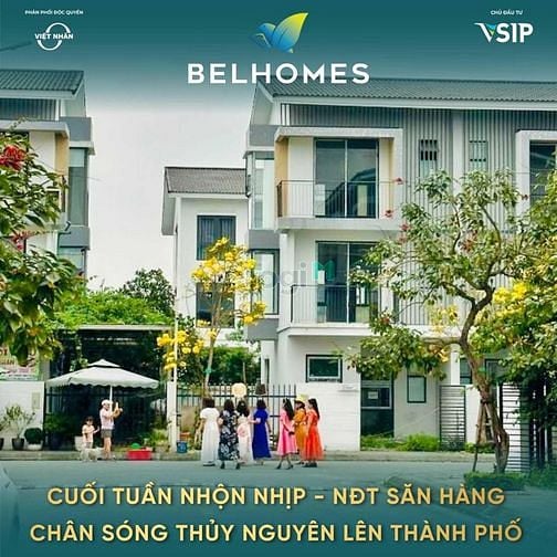 Hình ảnh chỉ 5,5 tỷ-sở hữu ngay nhà phố liền kề 80m2 BELHOMES-sổ hồng chính chủ