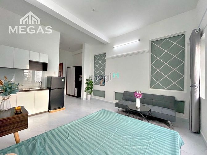 Hình ảnh Studio ban công full nội thất có máy giặt riêng tại Gò Vấp