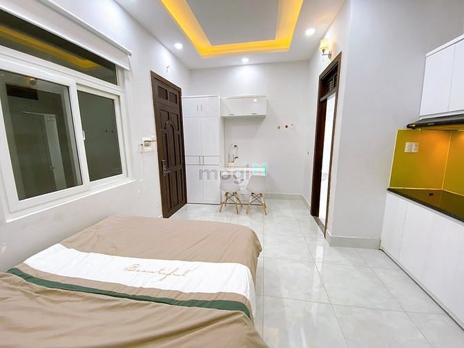 Hình ảnh Cho thuê CH 1pn1wc, studio cửa sổ, bancong-Full nội thất ngay sát PMH