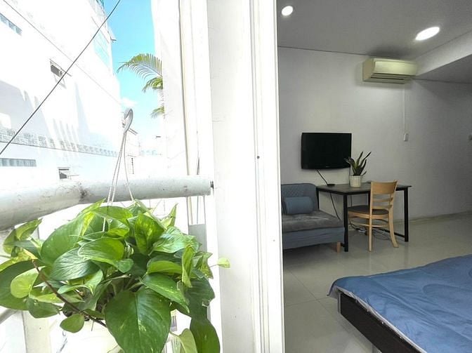 Hình ảnh 🌽💥Studio BAN CÔNG y hình - MÁY GIẶT RIÊNG👉ngay chợ Bà Chiểu, BT