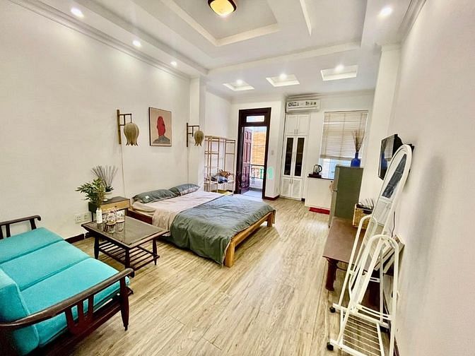 Hình ảnh Phòng STUDIO bancol full NT Gần Chợ Bến Thành, Hồ Con Rùa