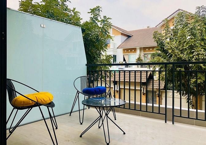 Hình ảnh Studio ban công full nội thất_ gần cầu Phú mỹ quận 7