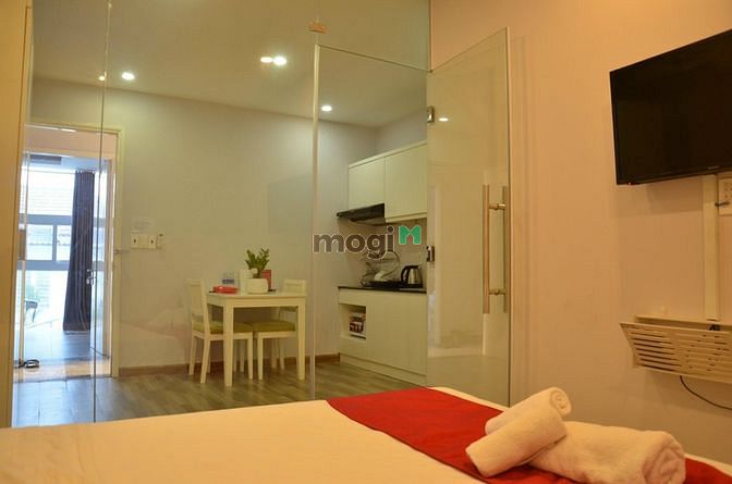 Hình ảnh Cho thuê căn học dịch vụ 1 PN tách bếp tại Đinh Công Tráng Q1
