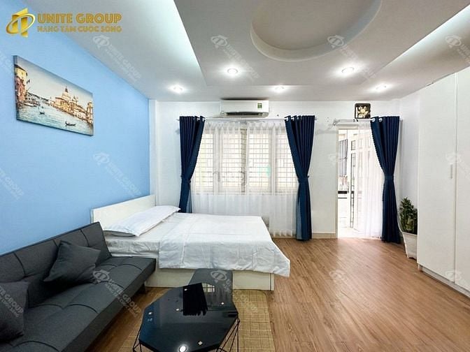 Hình ảnh Studio ban công full nội thất_ gần cầu Phú mỹ quận 7