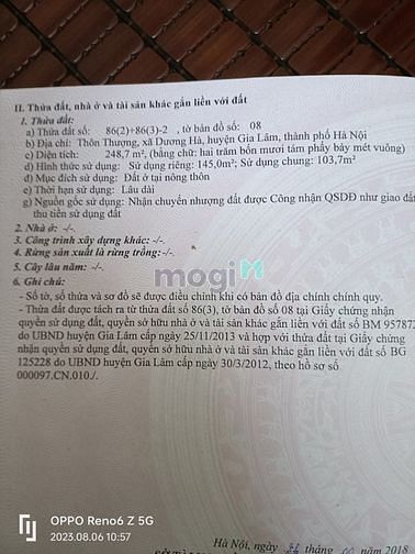 Hình ảnh Bán đất thổ cư Gia Lâm. số đỏ chính chủ