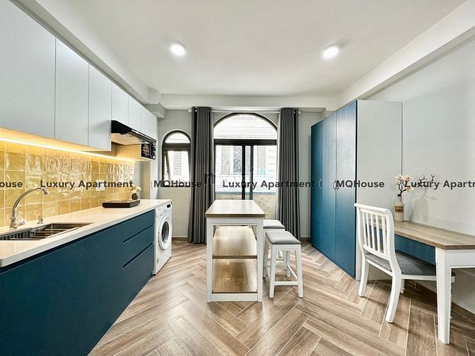 Hình ảnh Studio Balcon - Full Noi thất _Vòng Xoay Dân Chủ_Toà Viettel Q10