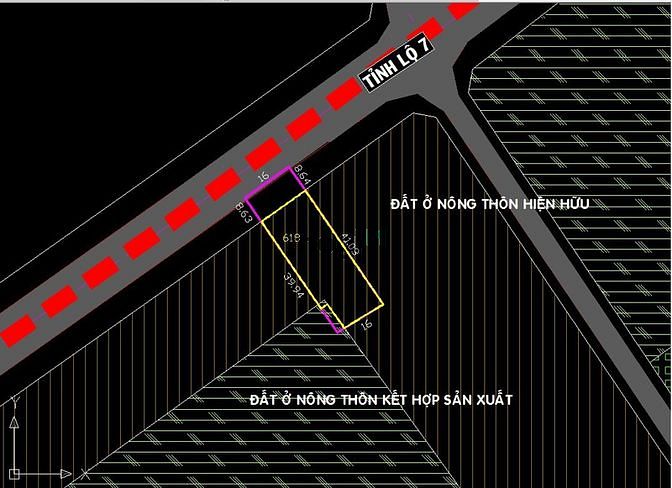 Hình ảnh Bán đất đường Tỉnh Lộ 7 - 785m2 - 16x50 - 626m2 thổ cư - Củ Chi