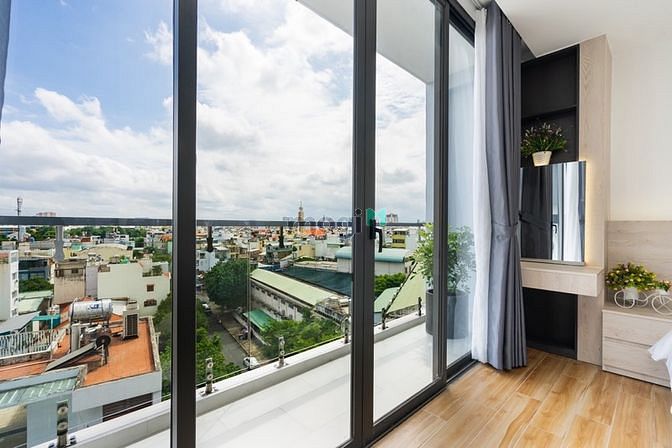 Hình ảnh Trống sẵn studio full nội thất siêu thoáng, cửa sổ lớn Tân Bình