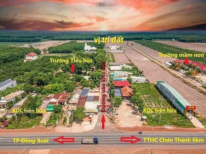 Hình ảnh Chỉ Từ 350tr Sở Hữu Ngay Lô Đất 200m2 Ở Minh Thắng, Chơn Thành.