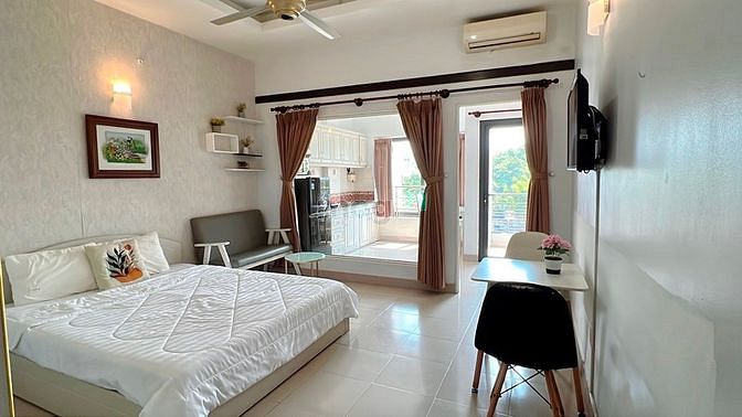 Hình ảnh Siêu phẩm 2PN 60m2 máy giặt riêng, thoáng mát Hoàng Việt Tân Bình