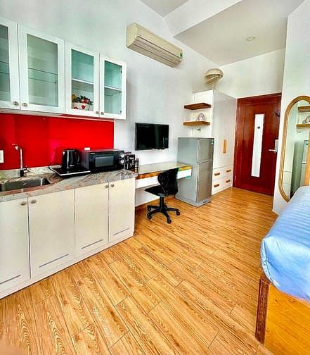 Hình ảnh Cho Thuê Căn Hộ Full Nội Thất+ Sân Vườn Quận Tân Bình