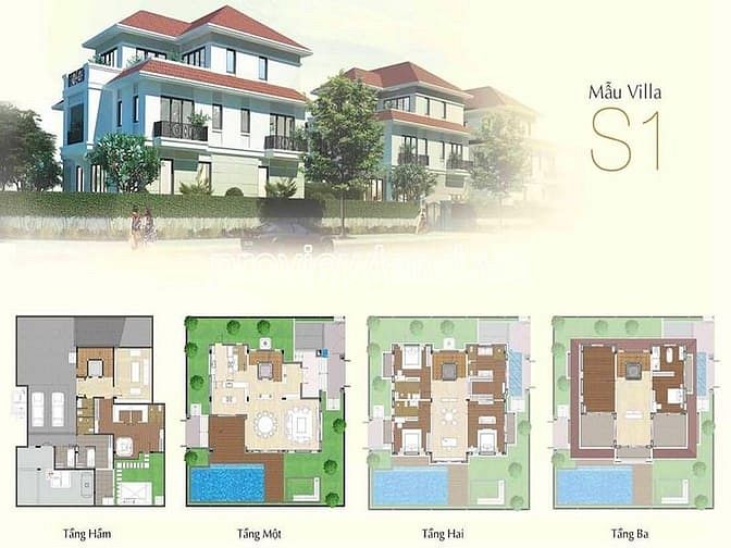 Hình ảnh Bán villa Sala Saroma Đại Quang Minh, 331m2 đất, 1 hầm + 4 tầng