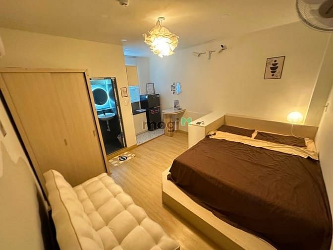 Hình ảnh Phòng Studio full nội thất ngay chợ Hạnh Thông Tây