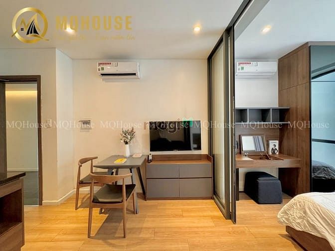 Hình ảnh Cho thuê Căn Hộ 1PN Cao Cấp FULL NT - Free dọn phòng, giặt đồ