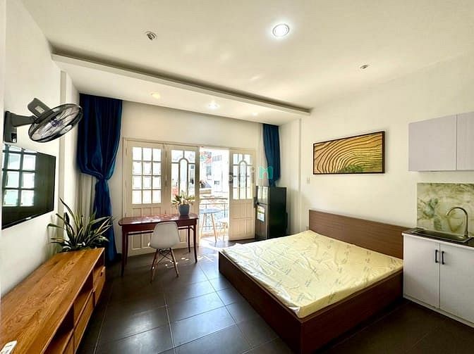 Hình ảnh 🌽💥Studio BAN CÔNG lớn - Full nội thất👉gần cầu Thị Nghè, sát Quận 1