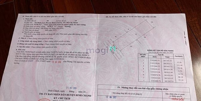 Hình ảnh Bình Chánh, Bán Đất NN, Vườn Thơm, DT 52 x 180m